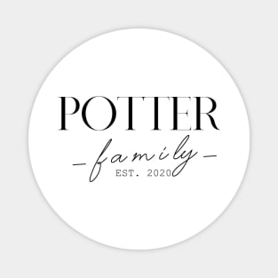 Potter Family EST. 2020, Surname, Potter Magnet